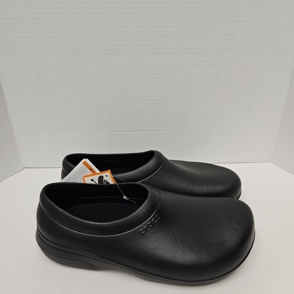 CROCS Men's Classic Black Slip-Ons